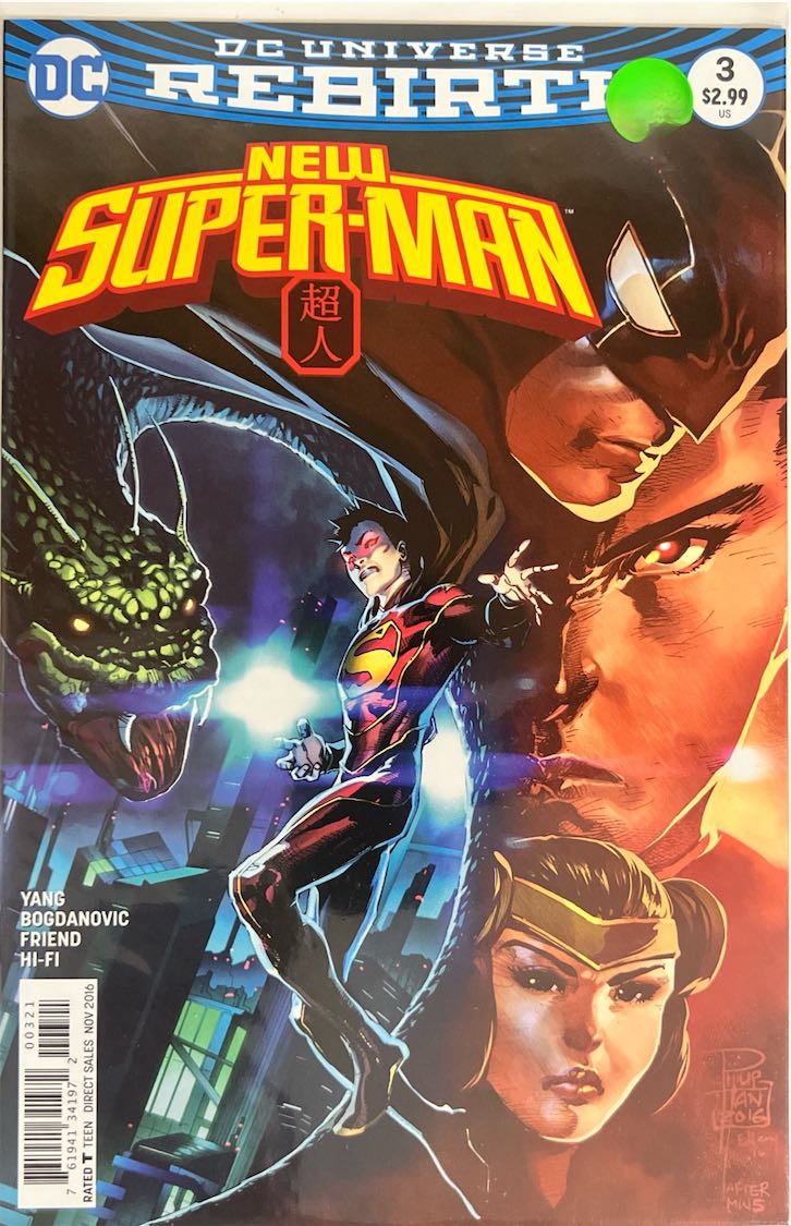 New Super-Man, #003 (DC Comics, 2016) - Direct Sales