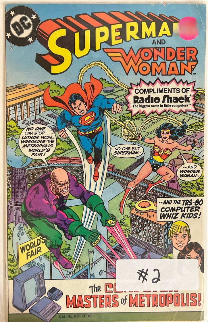 Superman and Wonder Woman, #002, The Computer Masters of Metropolis! (DC Comics, 1980) - Newsstand Edition