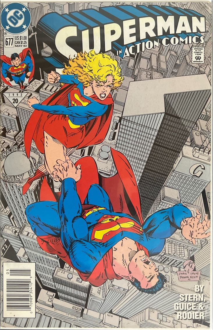 Superman in Action Comics, #677 (DC Comics, 1992) - Direct Sales