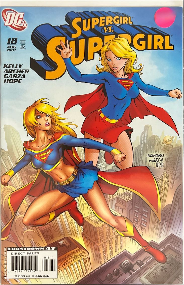 Supergirl, #018, Supergirl vs. Supergirl (DC Comics, 2007) - Direct Sales