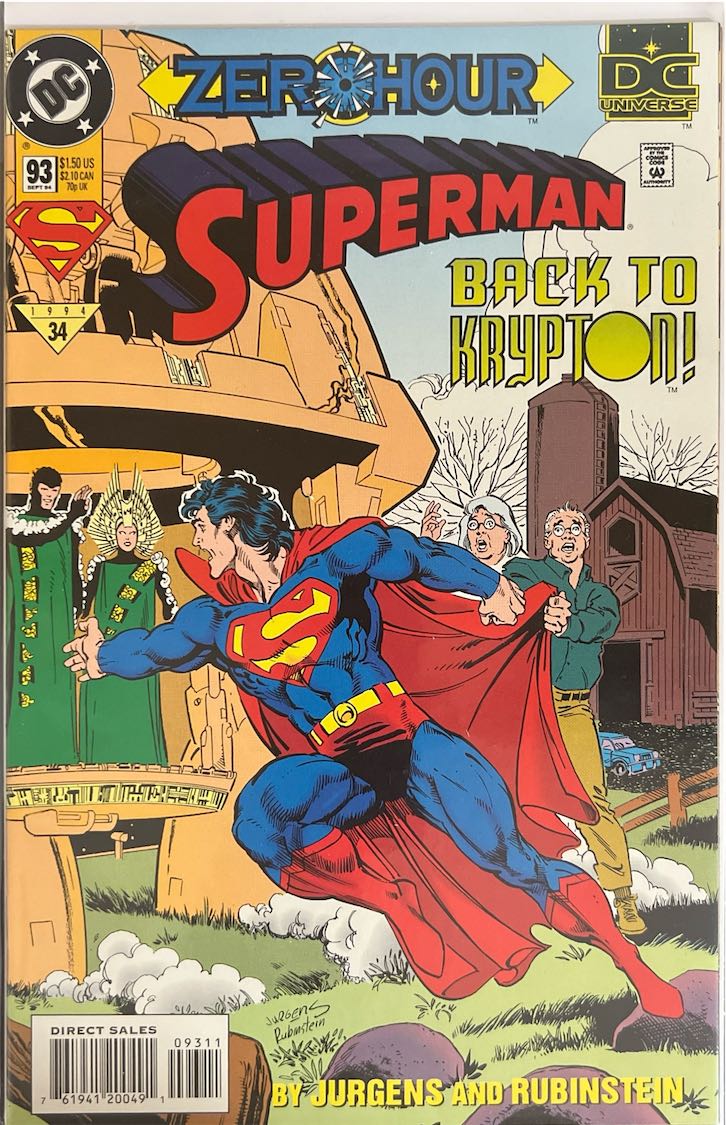 Superman, #093, Back to Krypton! (DC Comics, 1994) - Direct Sales