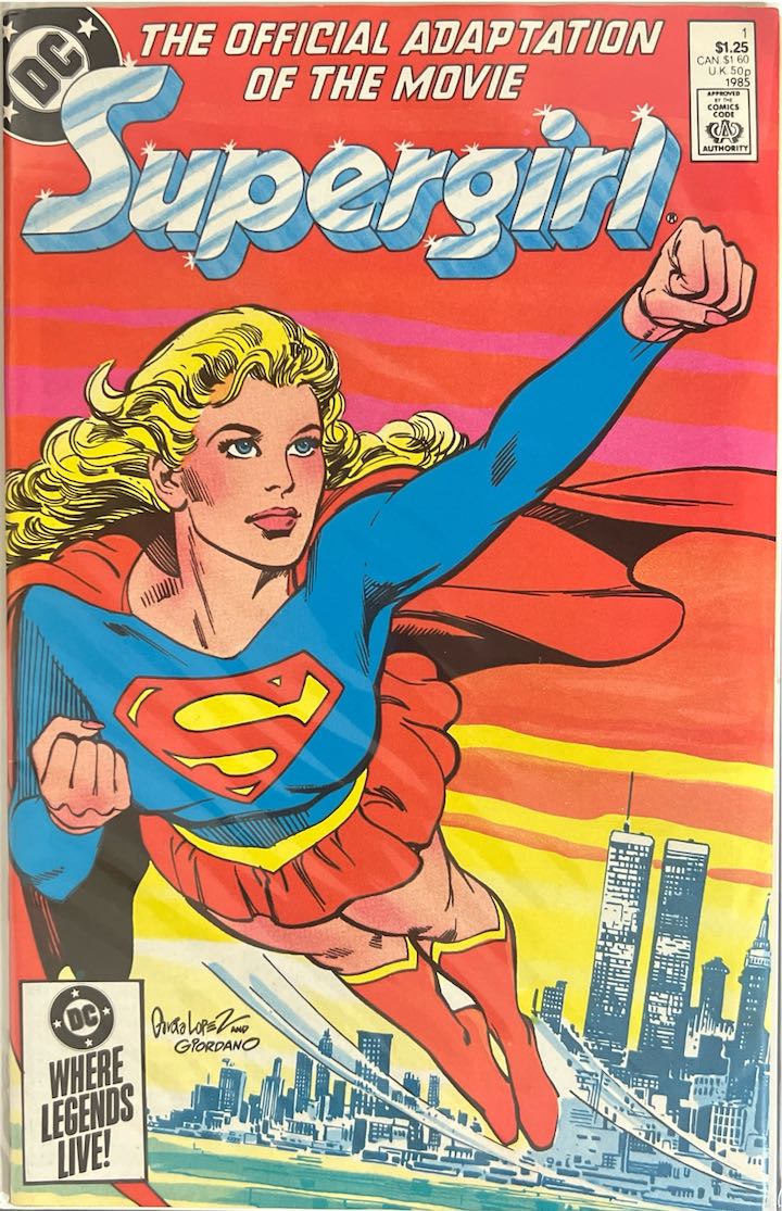 Supergirl, #001, The Official Adaptation of the Movie (DC Comics, 1985) - Direct Sales