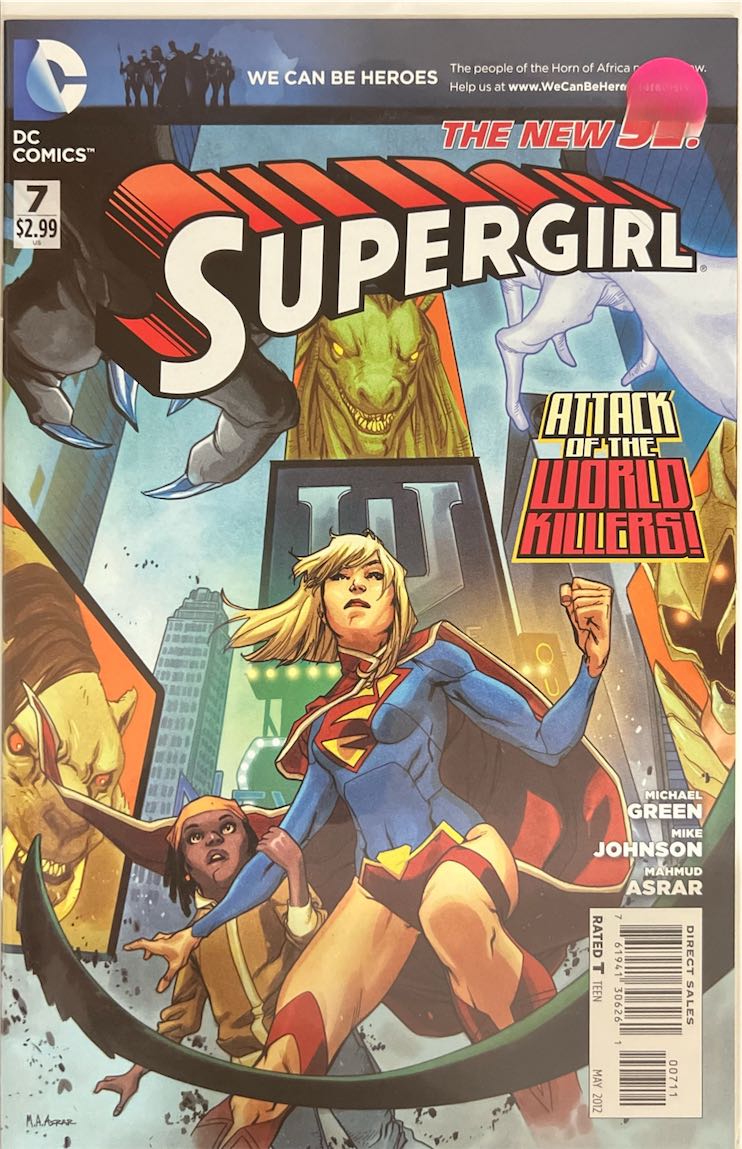 Supergirl, #007, Attack of the World Killers (DC Comics, 2012) - Direct Sales