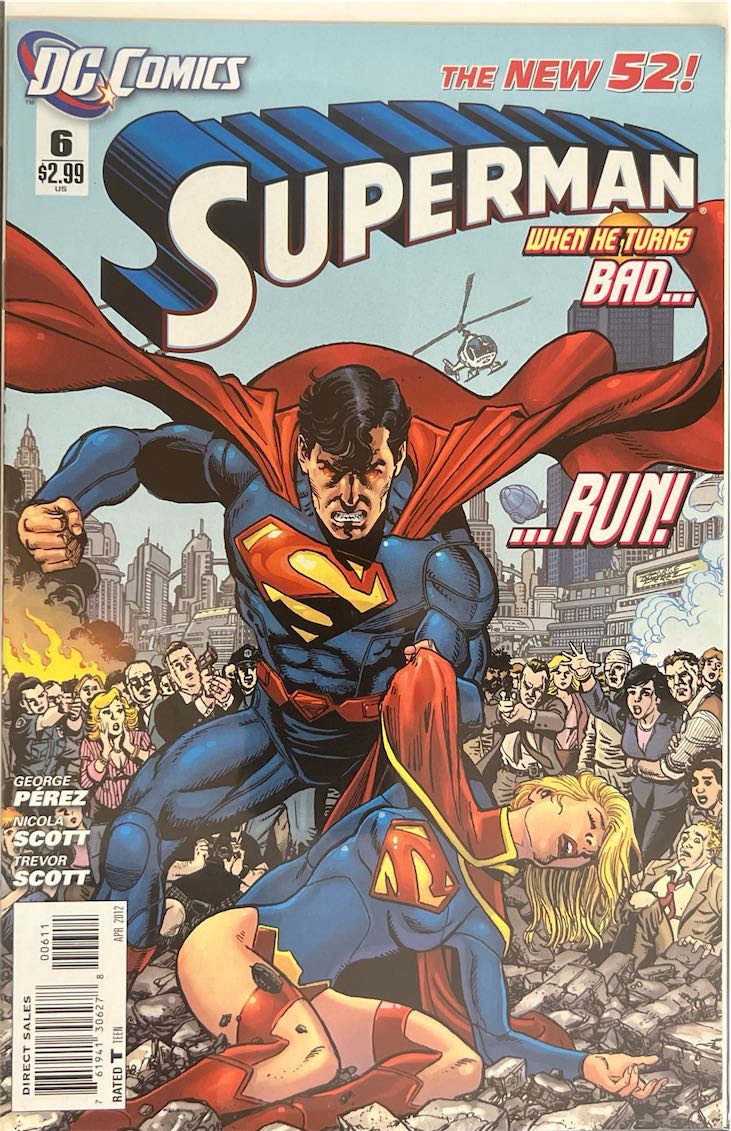 Superman, #006, When He Turns Bad...RUN! (DC Comics, 2012) - Direct Sales