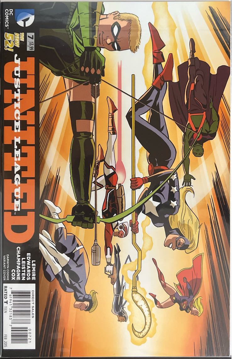 Justice League United, #007, Variant Cover (DC Comics, 2015) - Direct Sales