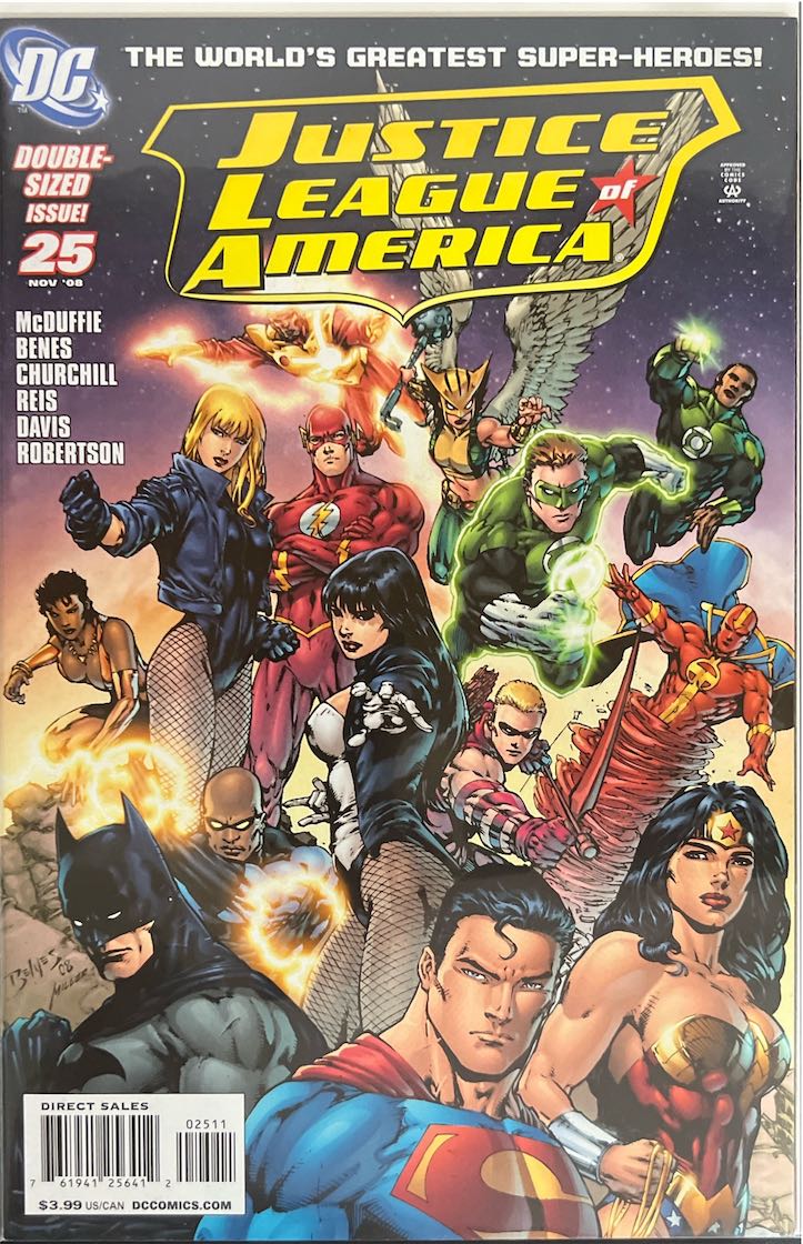 Justice League of America, #025, The World's Greatest Super-Heroes! (DC Comics, 2008) - Direct Sales
