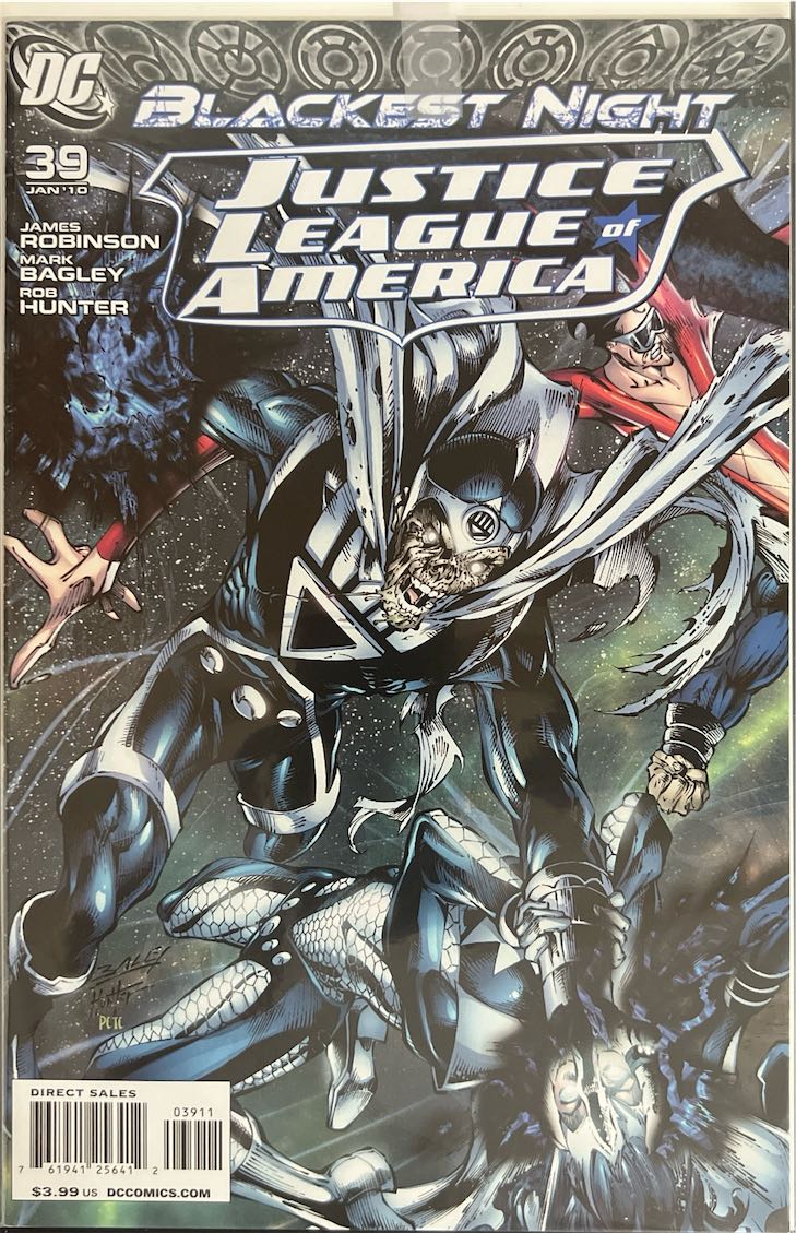 Justice League of America, #039, Blackest Night (DC Comics, 2010) - Direct Sales