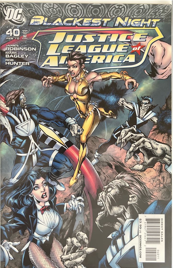 Blackest Night: Justice League of America, #040 (DC Comics, 2010) - Direct Sales