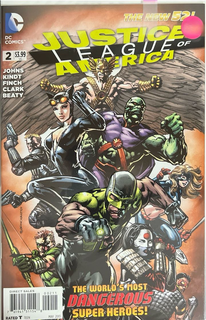 Justice League of America, #002, The New 52! (DC Comics, 2013) - Direct Sales