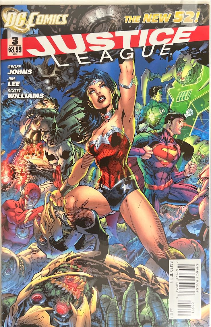 Justice League, #003, The New 52 (DC Comics, 2011) - Direct Sales