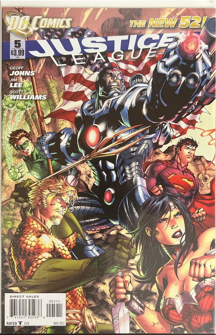 Justice League, #005, The New 52! (DC Comics, 2012) - Direct Sales