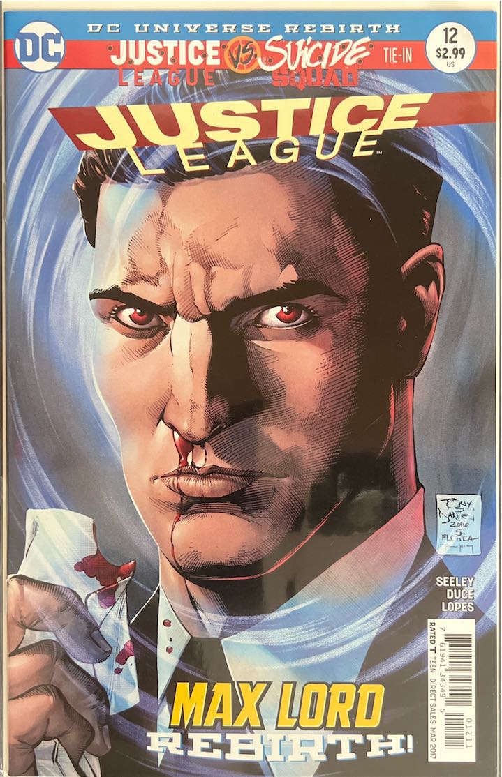 Justice League, #012, Max Lord Rebirth (DC Comics, 2017) - Direct Sales