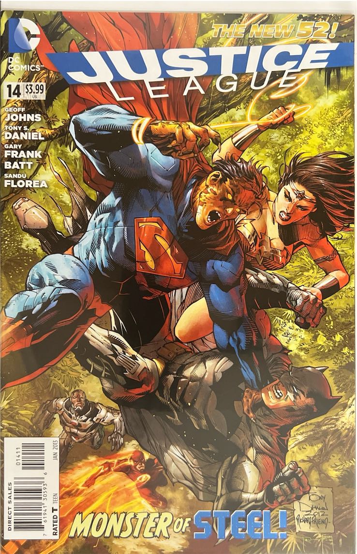 Justice League, #014, Monster of Steel! (DC Comics, 2013) - Direct Sales