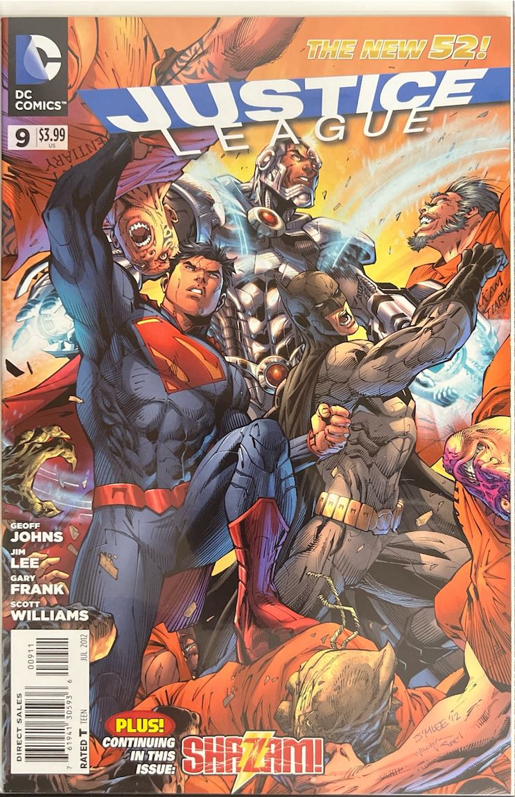 Justice League, #009, The New 52! (DC Comics, 2012) - Direct Sales