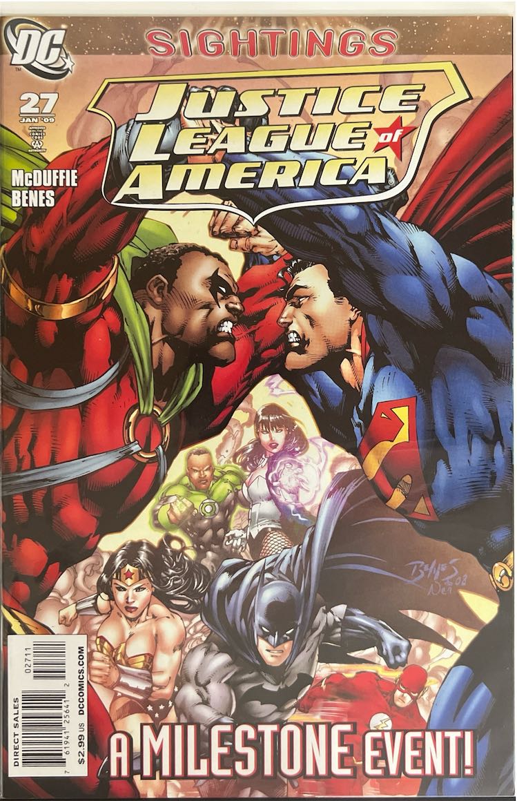 Justice League of America, #027, Sightings (DC Comics, 2009) - Direct Sales