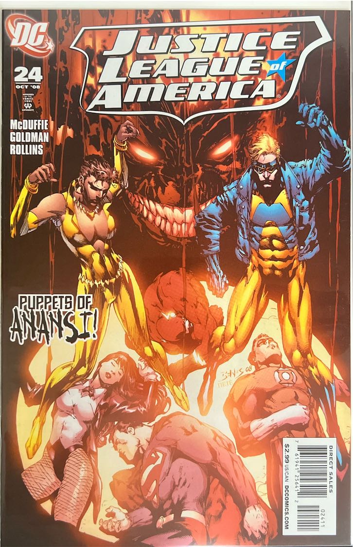 Justice League of America, #024, Puppets of Anansi (DC, 2008) - Direct Sales
