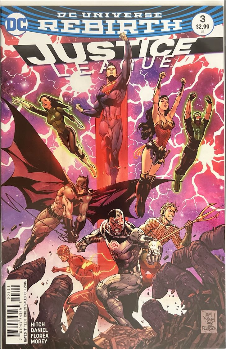 Justice League, #003, DC Universe Rebirth (DC Comics, 2016) - Direct Sales