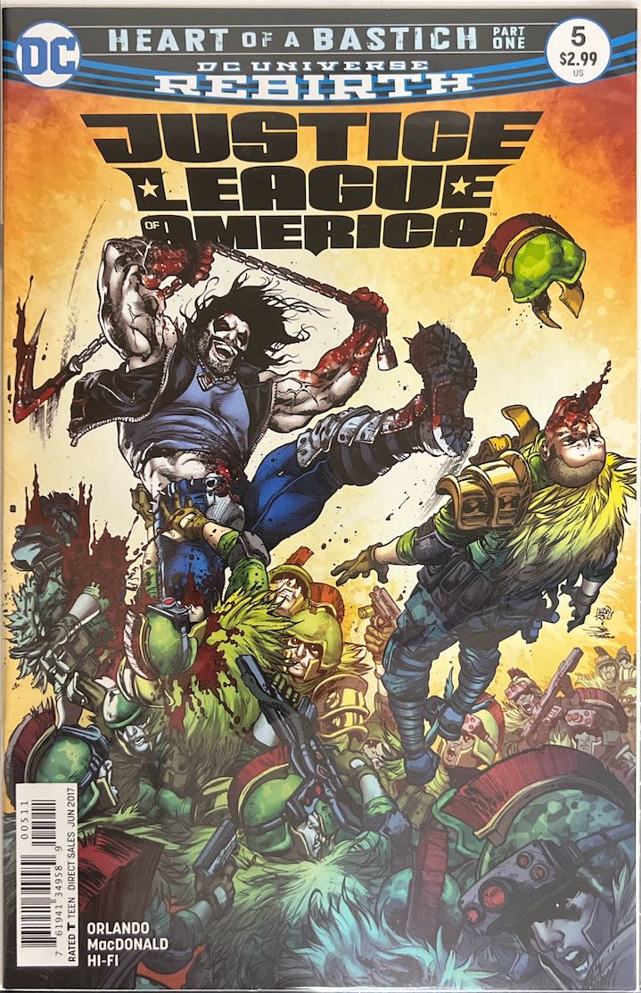 Justice League of America, #005, Heart of a Bastich Part One (DC Comics, 2017) - Direct Sales