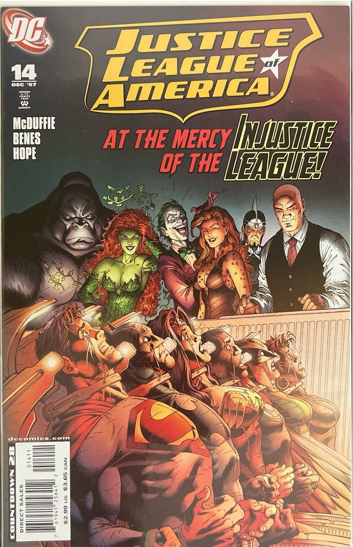 Justice League of America, #014, At the Mercy of the Injustice League! (DC Comics, 2007) - Direct Sales
