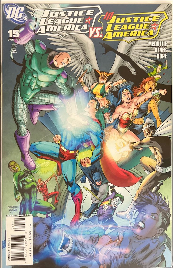 Justice League of America, #015, Justice League of America vs. Injustice League of America (DC Comics, 2008) - Direct Sales