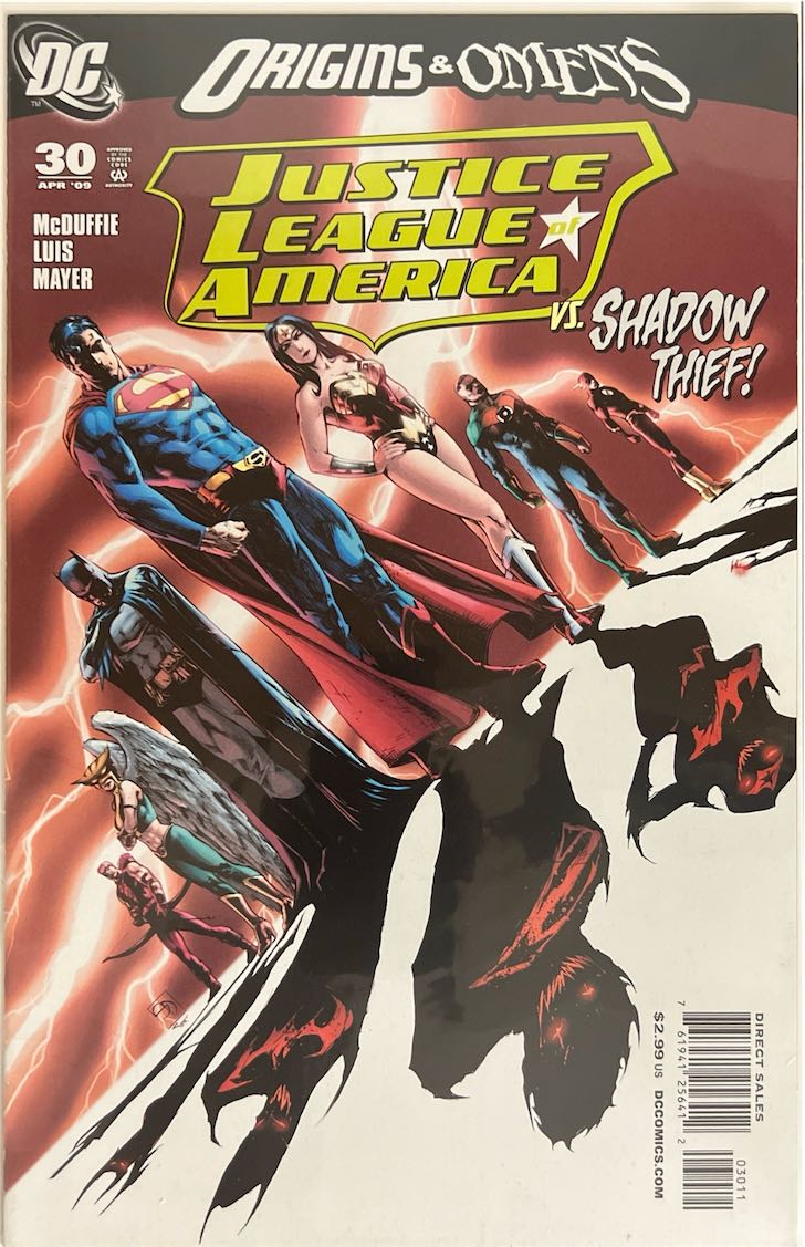 Justice League of America, #030, Origins & Omens: Justice League of America vs. Shadow Thief! (DC, 2009) - Direct Sales