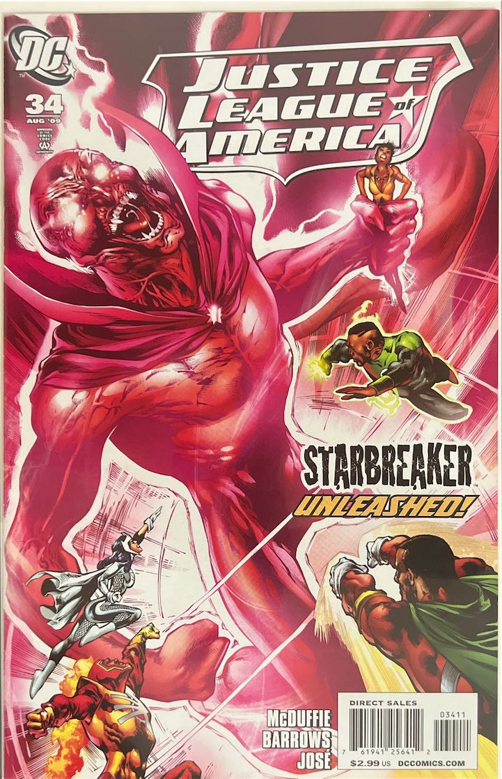 Justice League of America, #034, Starbreaker Unleashed! (DC Comics, 2009) - Direct Sales