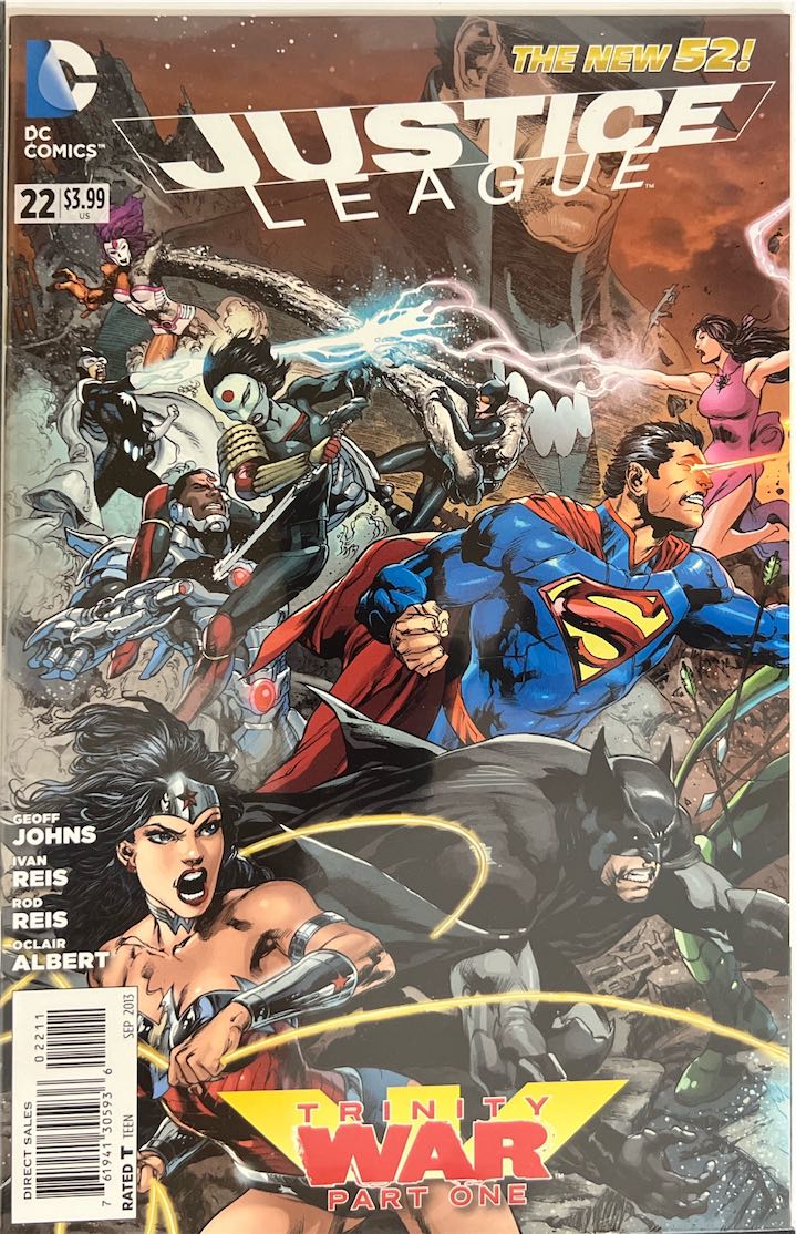 Justice League, #022, Trinity War Part One (DC Comics, 2013) - Direct Sales