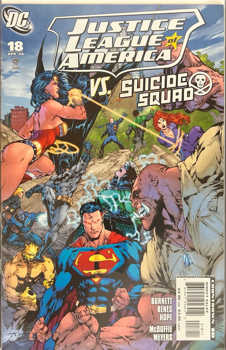 Justice League of America, #018, VS Suicide Squad (DC Comics, 2008) - Direct Sales