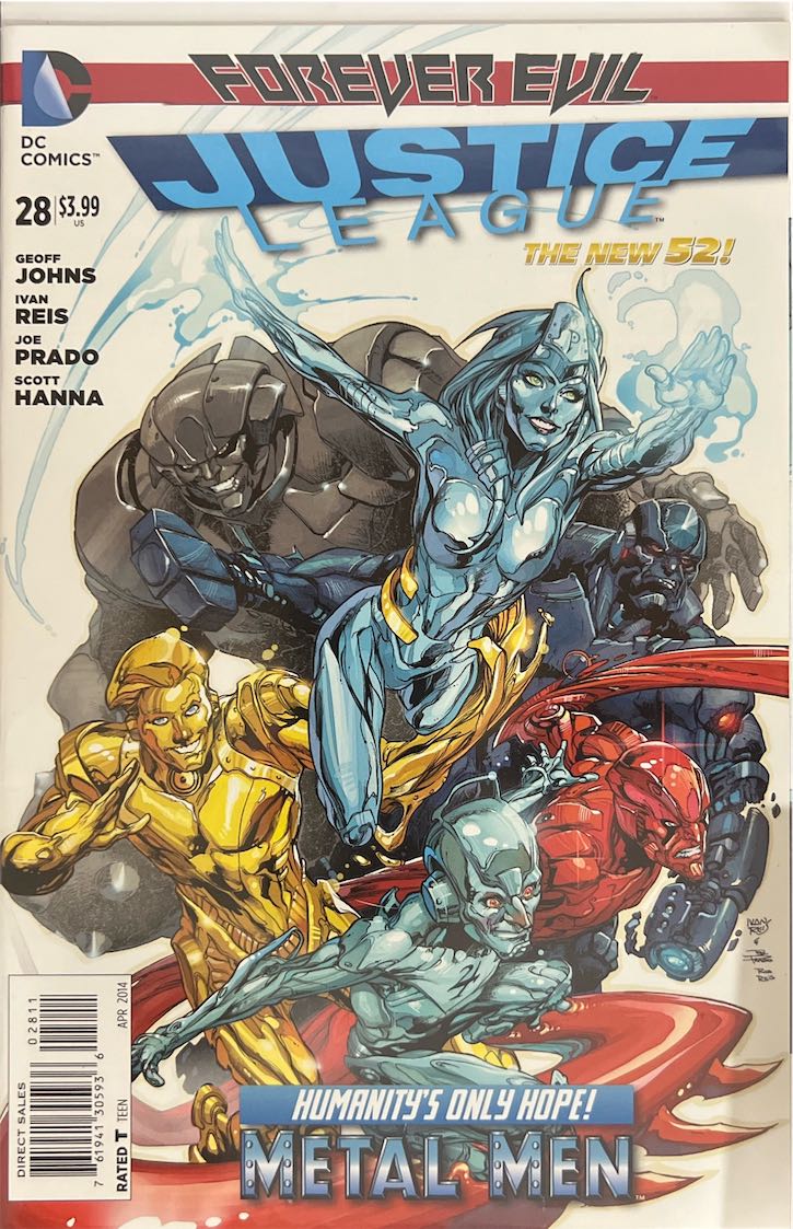 Justice League, #028, Forever Evil: Humanity's Only Hope! (DC Comics, 2014) - Direct Sales