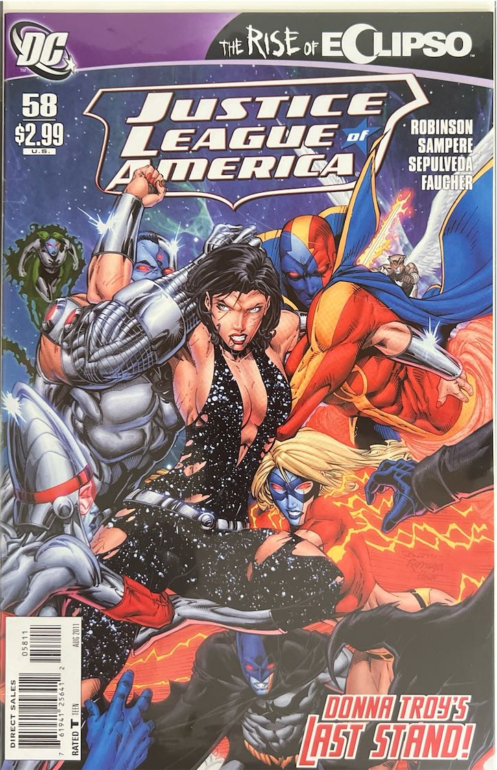 Justice League of America, #058, The Rise of Eclipso (DC Comics, 2011) - Direct Sales