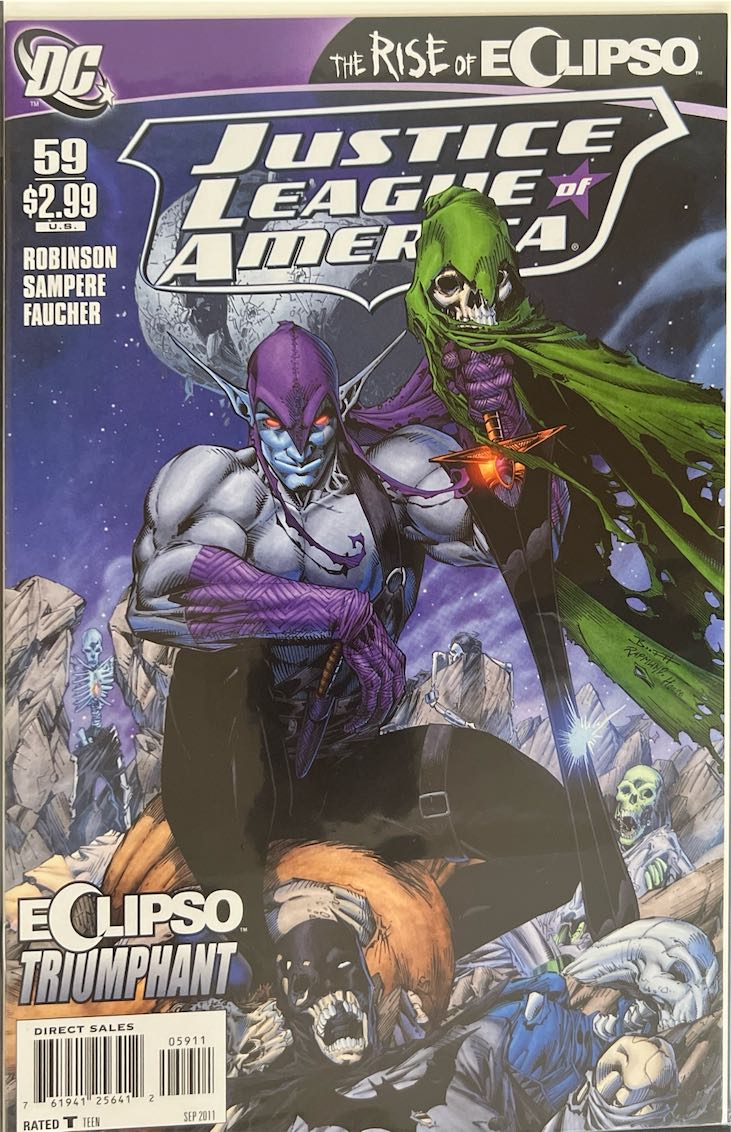 Justice League of America, #059, The Rise of Eclipso (DC, 2011) - Direct Sales