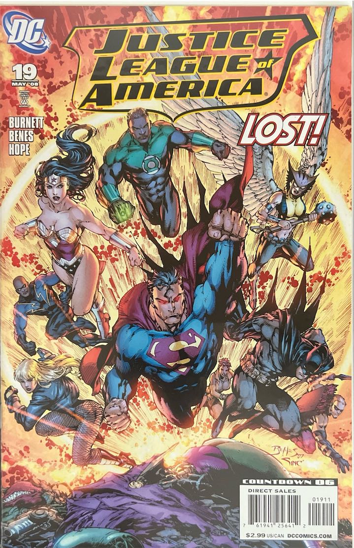 Justice League of America, #019, LOST! (DC Comics, 2008) - Direct Sales