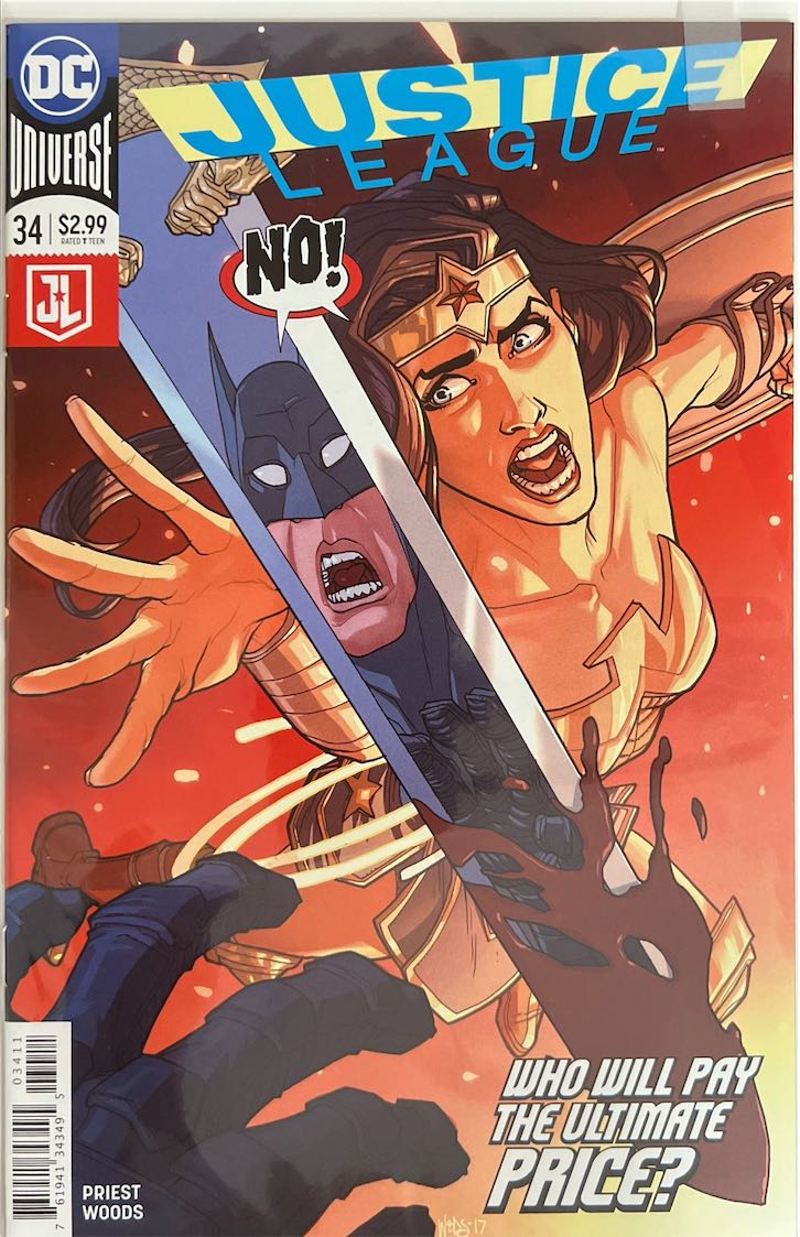 Justice League, #034, (DC Universe, 2017) - Direct Sales
