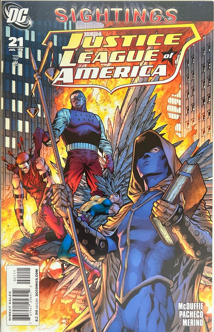 Justice League of America, #021, Sightings (DC, 2008) - Direct Sales