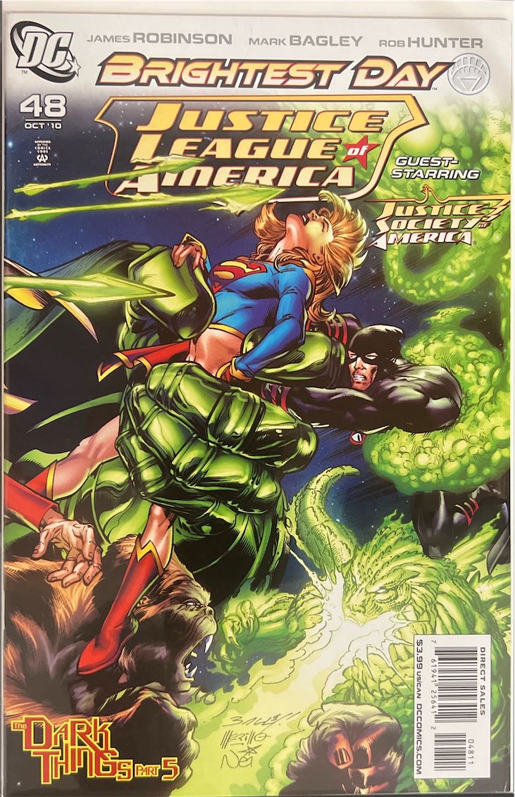 Brightest Day: Justice League of America, #048, The Dark Things Part 5 (DC, 2010) - Direct Sales