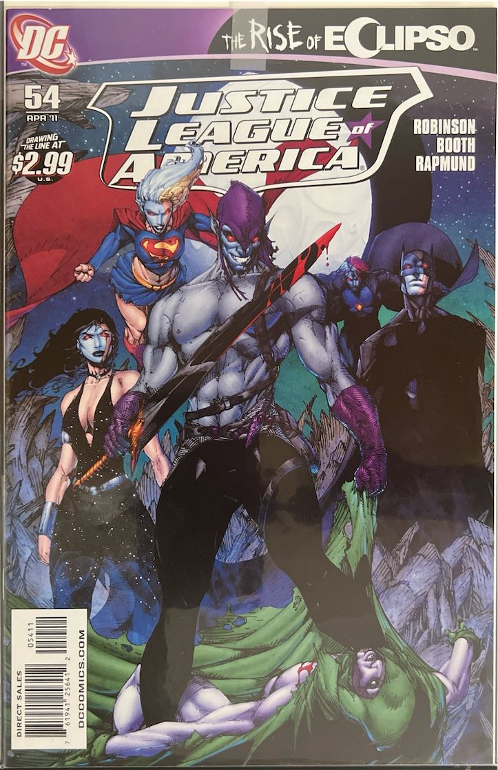 Justice League of America, #054, The Rise of Eclipso (DC Comics, 2011) - Direct Sales