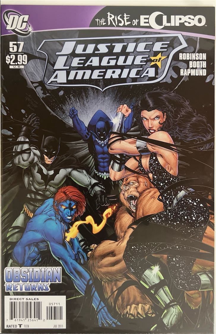 Justice League of America, #057, The Rise of Eclipso (DC, 2011) - Direct Sales