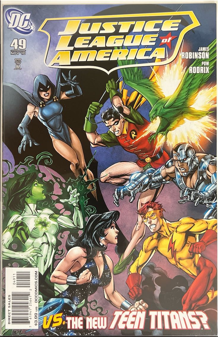 Justice League of America, #049, Vs. The New Teen Titans? (DC Comics, 2010) - Direct Sales