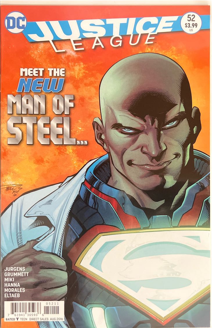 Justice League, #052, Meet the New Man of Steel... (DC Comics, 2016) - Direct Sales