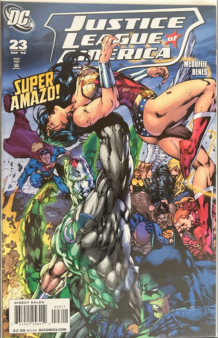 Justice League of America, #023, Super AMAZO! (DC Comics, 2008) - Direct Sales