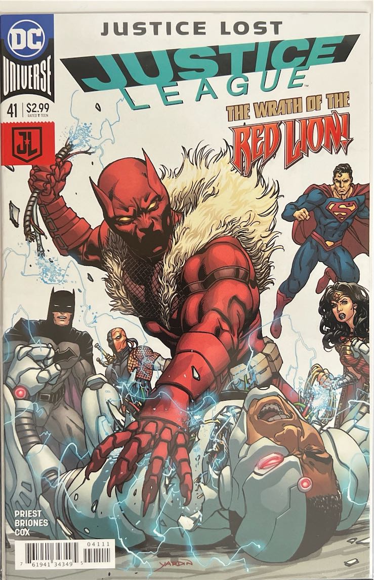Justice League, #041, Justice Lost: The Wrath of the Red Lion (DC Comics, 2018) - Direct Sales