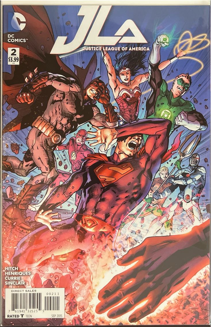 JLA, #002, Justice League of America (DC Comics, 2015) - Direct Sales