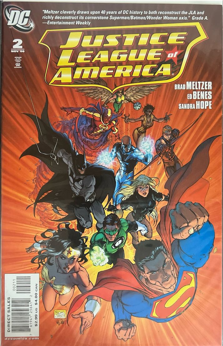 Justice League of America, #002, (DC Comics, 2006) - Direct Sales