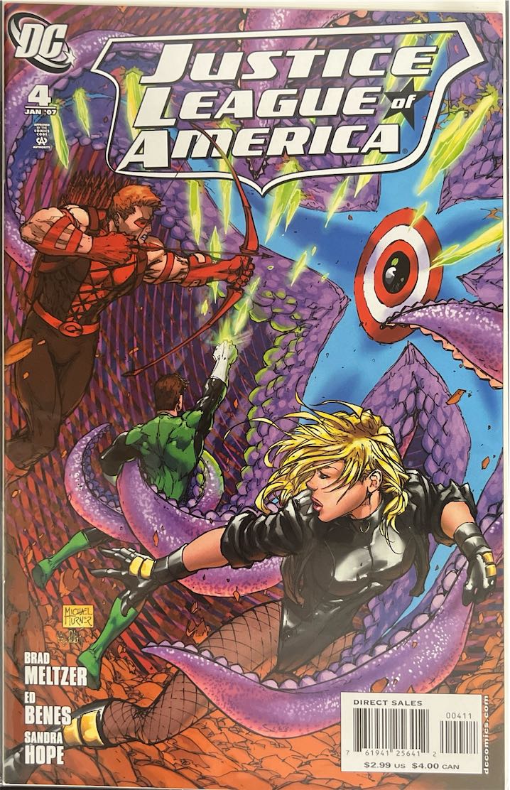 Justice League of America, #004 (DC Comics, 2007) - Direct Sales