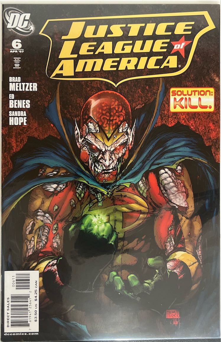 Justice League of America, #006, Solution: Kill (DC Comics, 2007) - Direct Sales