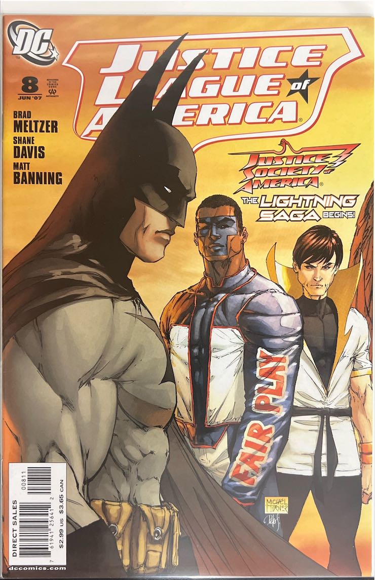 Justice League of America, #008, The Lightning Saga Begins! (DC Comics, 2007) - Direct Sales