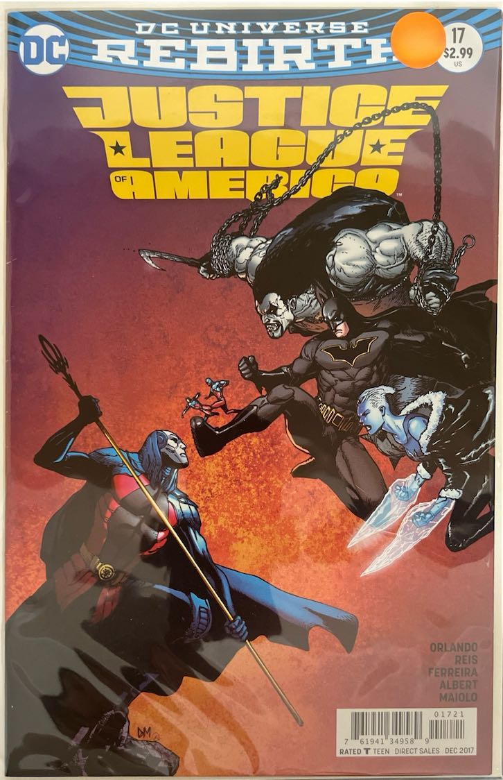 Justice League of America, #017, DC Universe Rebirth (DC Comics, 2017) - Direct Sales
