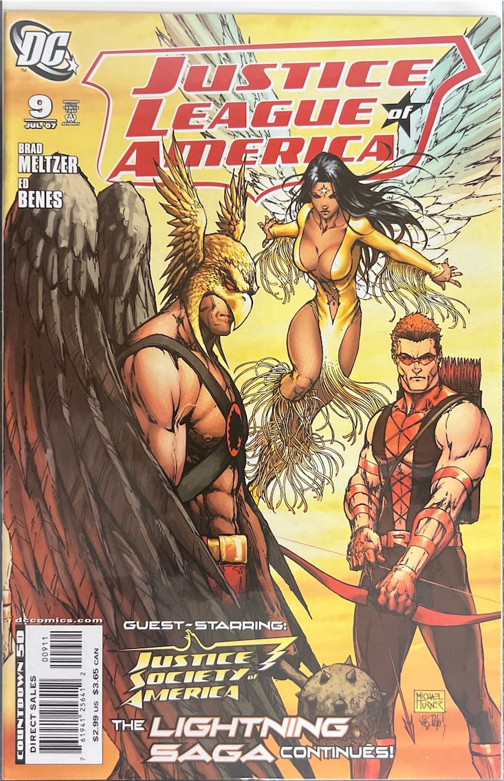 Justice League of America, #009, The Lightning Saga Continues! (DC Comics, 2007) - Direct Sales