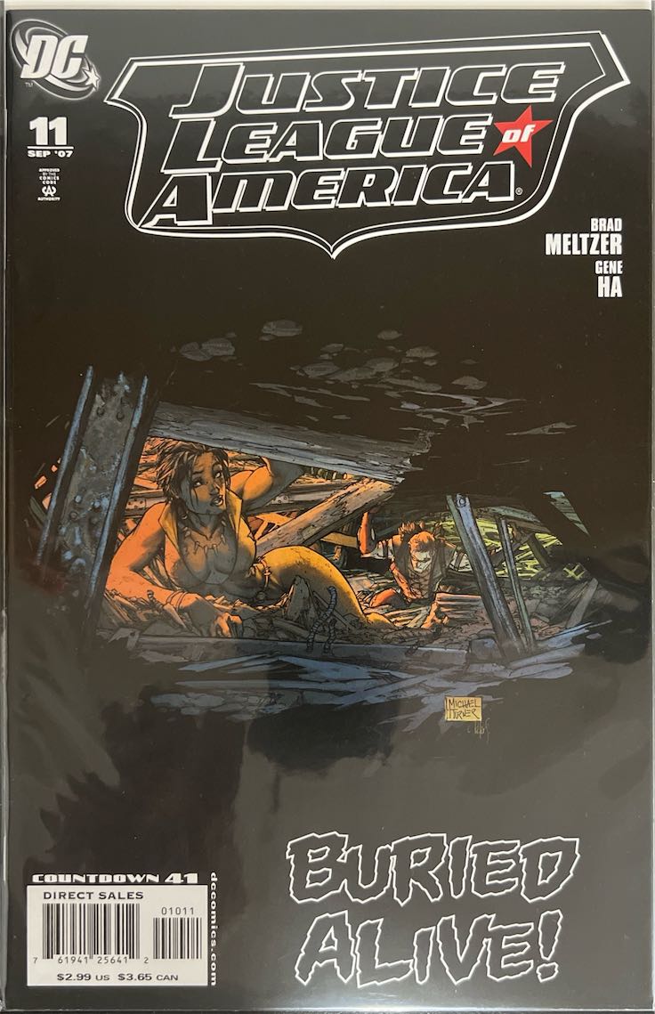 Justice League of America, #011, Buried Alive! (DC Comics, 2007) - Direct Sales Edition