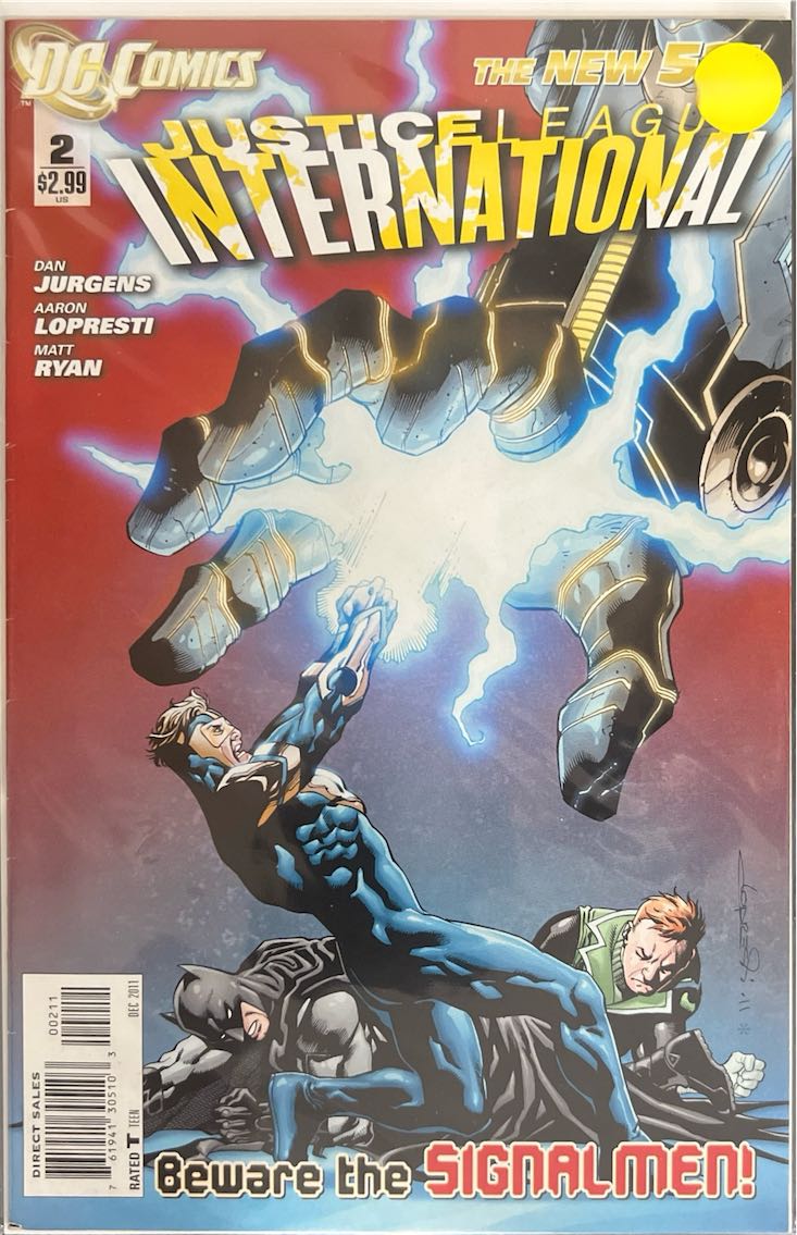 Justice League International, #002, Beware the Signalmen (DC Comics, 2011) - Direct Sales